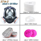 Chemical Gas Mask 6800 Dust Respirator Anti-Fog Full Face Mask Filter For Industrial Acid Gas, Welding Spray Paint Insecticide