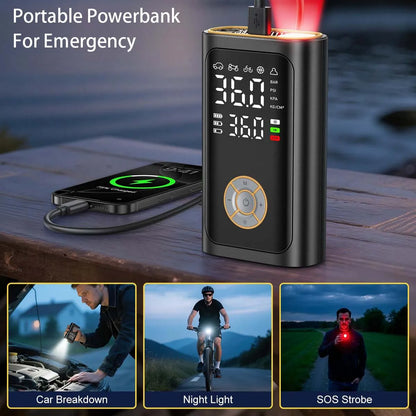 Cordless Digital Tire Inflator with LED Light