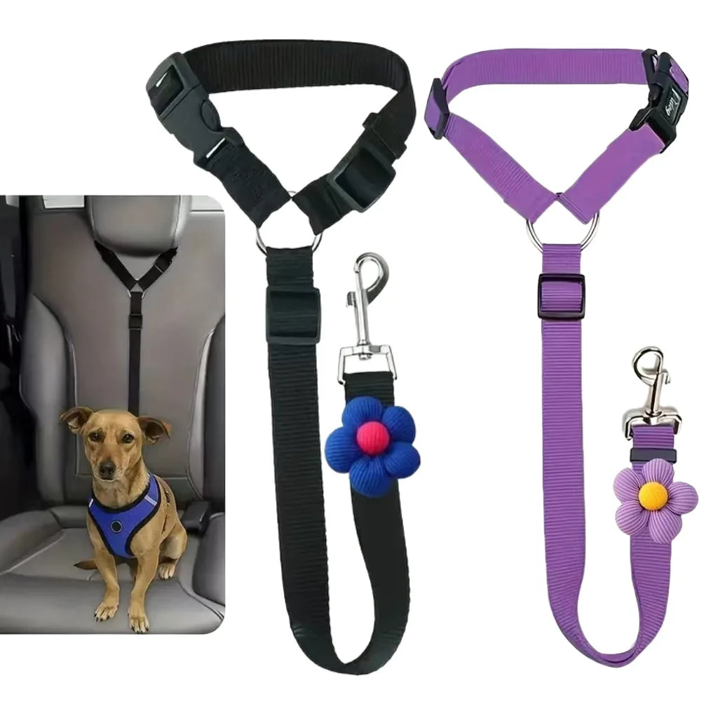 Adjustable Pet Safety Seat Belt for Car Rides