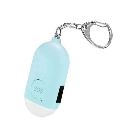 Personal Safety Alarm Keychain with LED Light