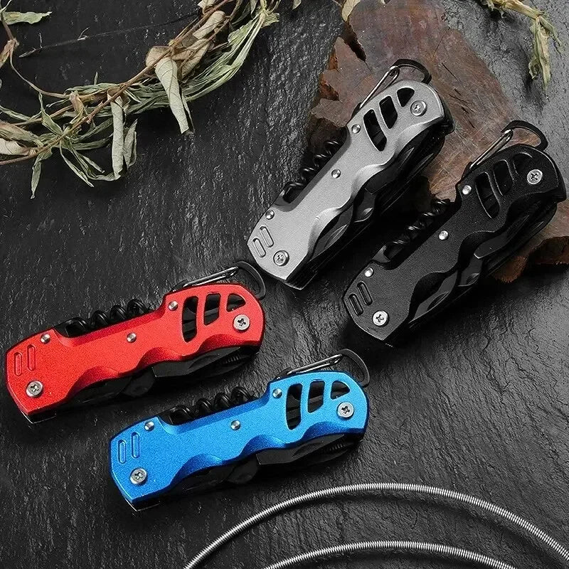 Multi-Tool Folding Pocket Knife for Outdoor Use