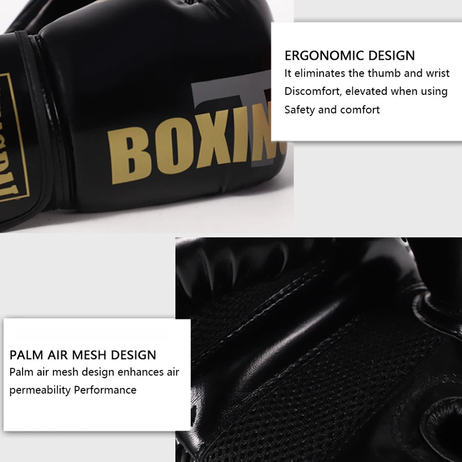 Professional Training Boxing Gloves for Men, Women &amp; Kids