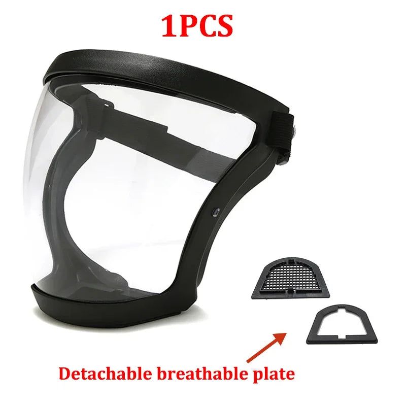 Splashproof Face Shield with Anti-Fog Lens