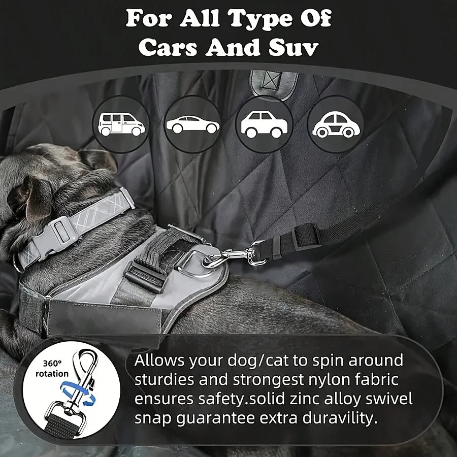 Adjustable Pet Safety Seat Belt for Car Rides