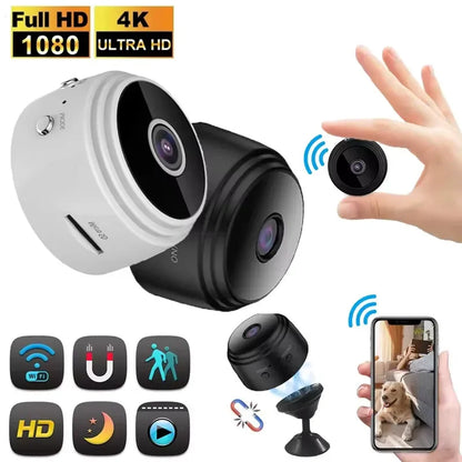 A9 Mini WiFi Security Camera with Night Vision