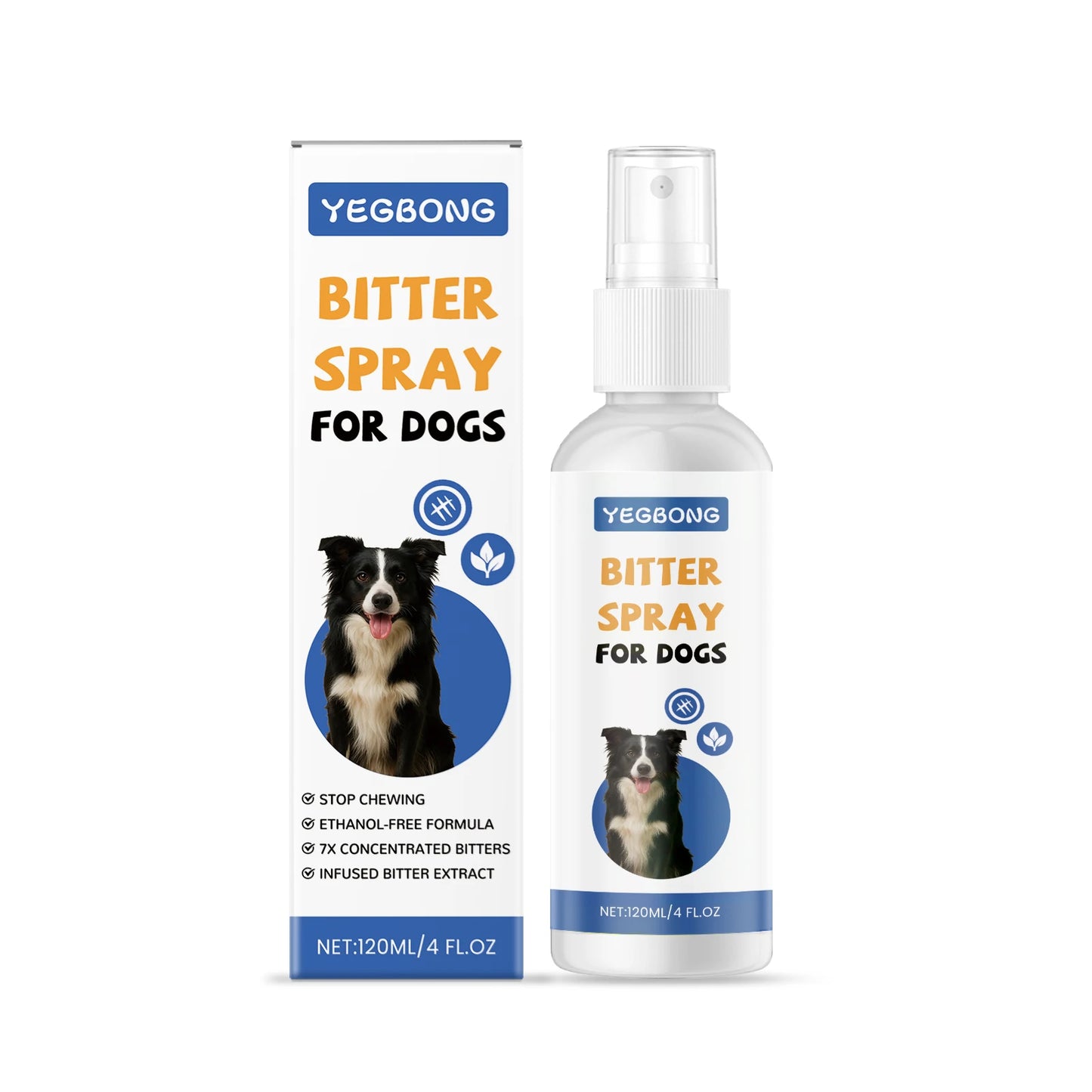 Bitter Anti-Chew Training Spray for Dogs &amp; Cats