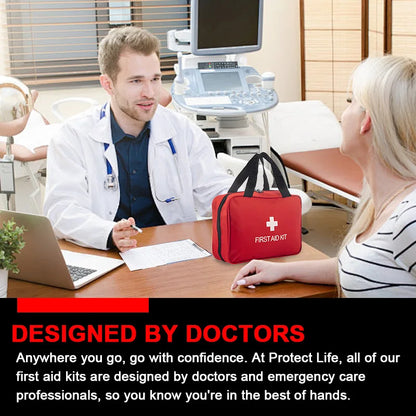 Compact Trauma First Aid Kit for Home, Car & Outdoors