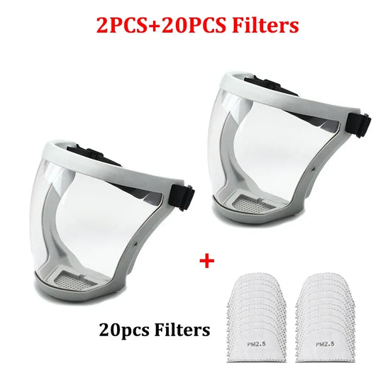 Splashproof Face Shield with Anti-Fog Lens