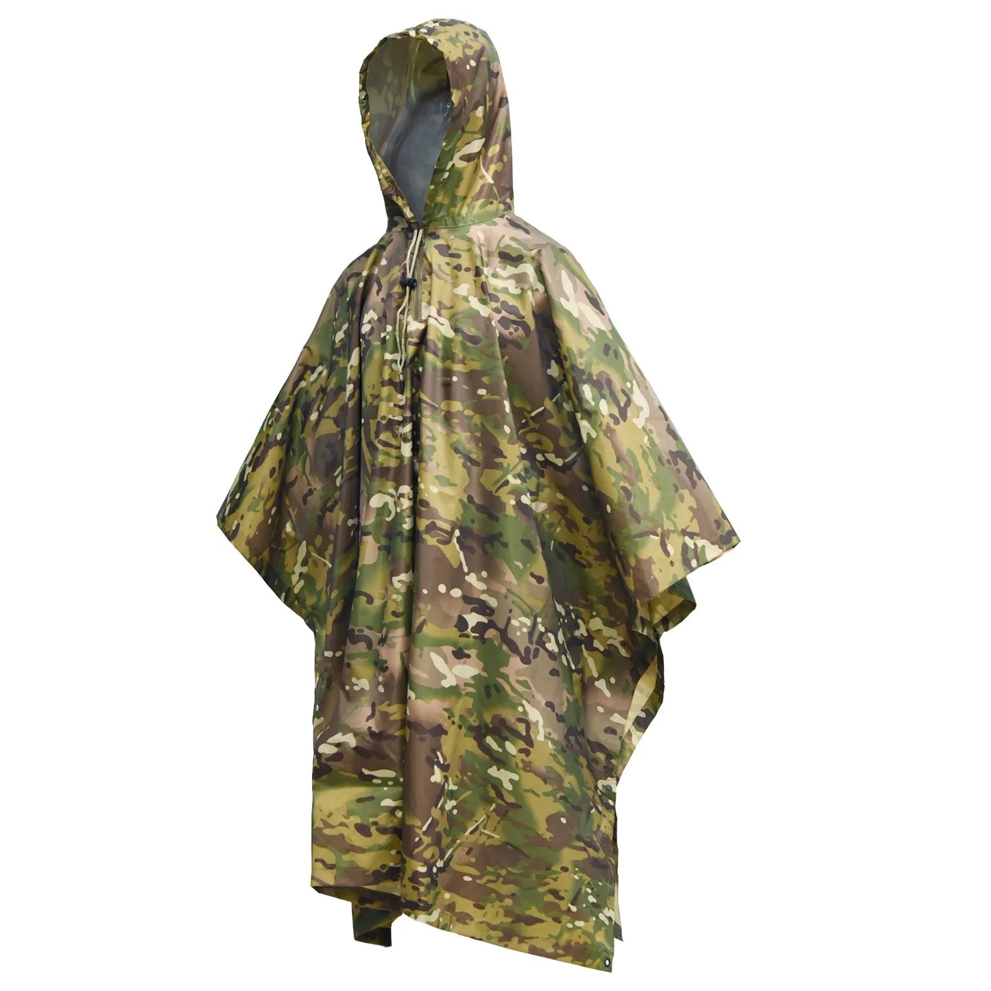 Waterproof Camouflage Tactical Poncho Raincoat