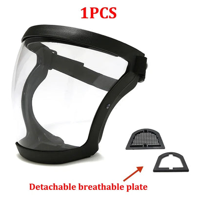 Splashproof Face Shield with Anti-Fog Lens