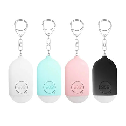 Personal Safety Alarm Keychain with LED Light