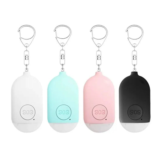Personal Safety Alarm Keychain with LED Light