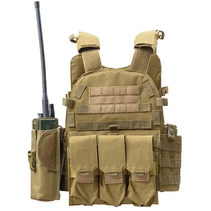 6094 Tactical MOLLE Plate Carrier Combat Vest