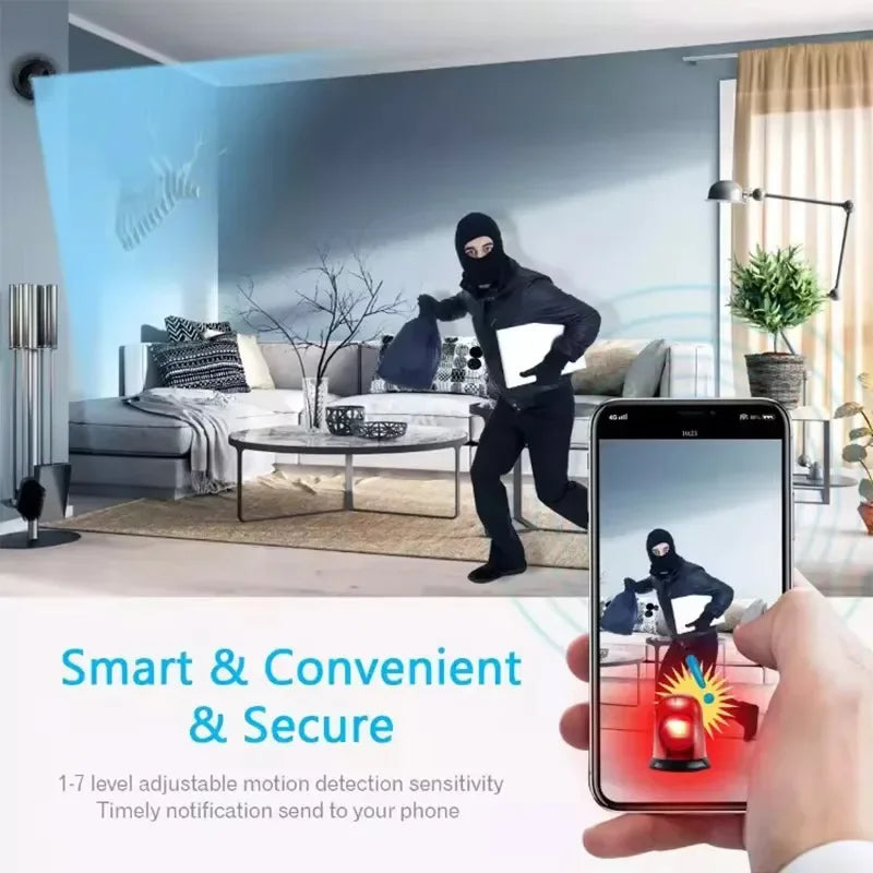 A9 Mini WiFi Security Camera with Night Vision