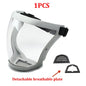 Splashproof Face Shield with Anti-Fog Lens