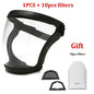 Full Face Shield Mask – Transparent Protective Cover