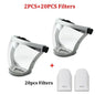 Full Face Shield Mask – Transparent Protective Cover