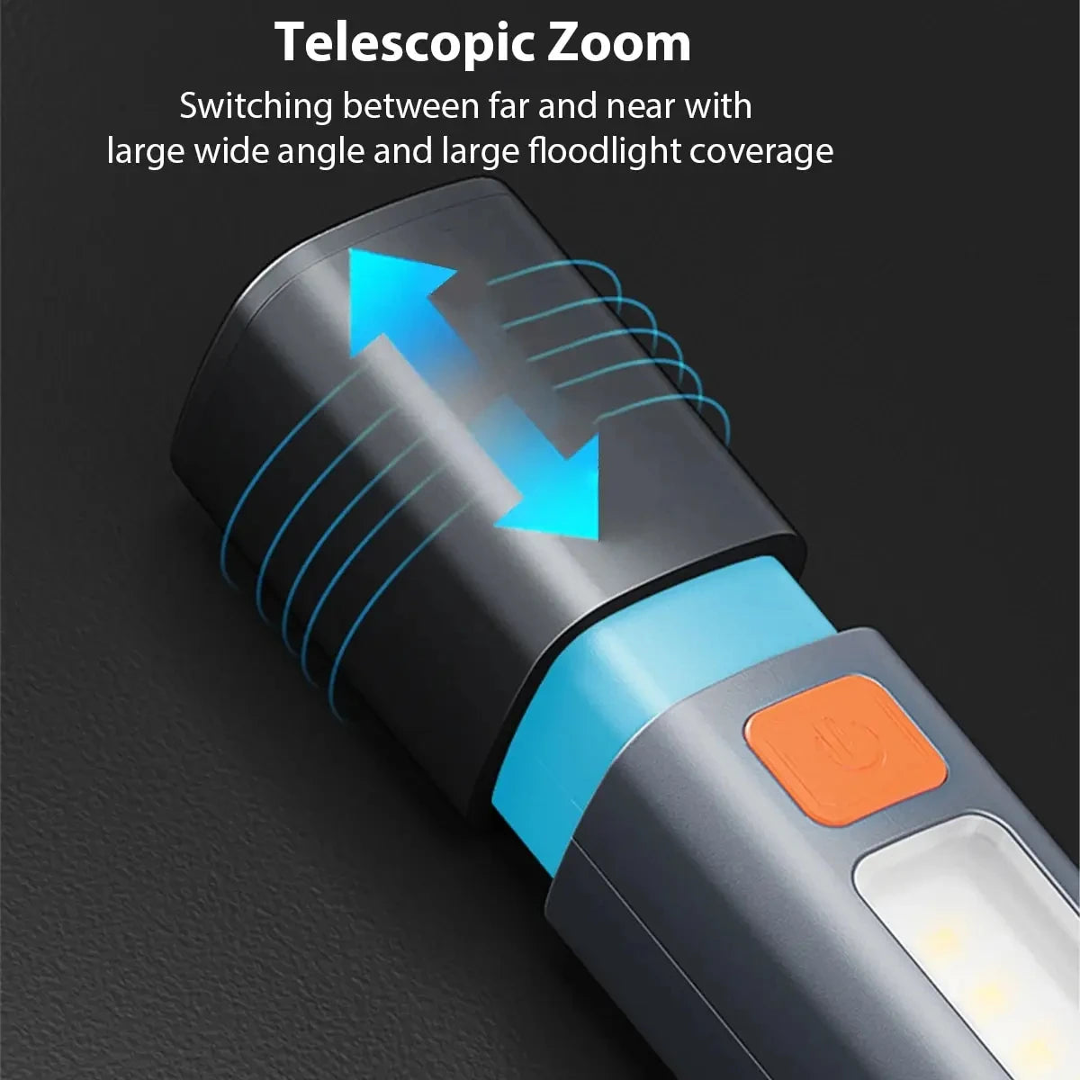 Super Bright COB Side Lights LED XPE Mini Portable Torch