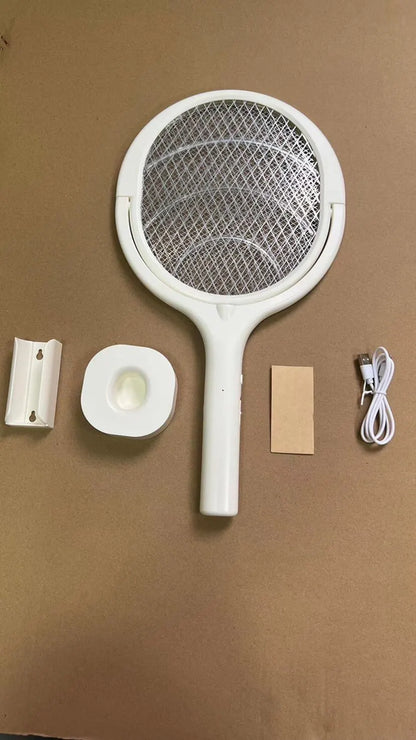 5-in-1 Fast Charging Electric Racket – Bug & Mosquito Killer