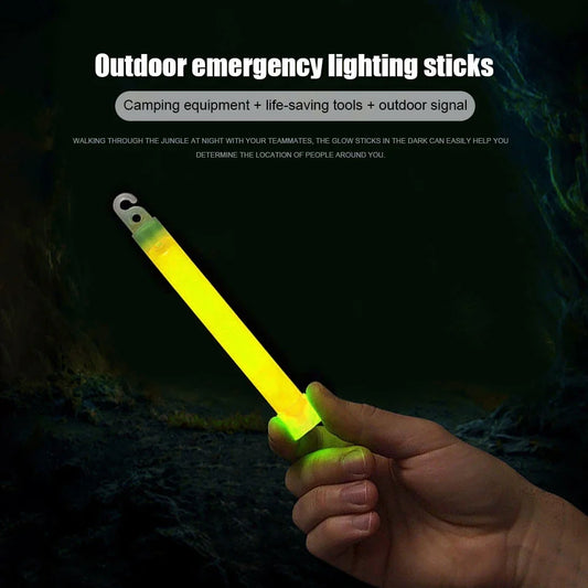 Glow Sticks with Hook for Camping &amp; Emergency Use