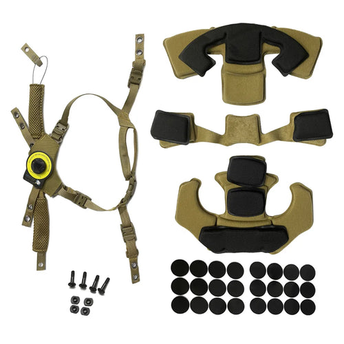 Tactical Helmet Suspension System – Protective Pads Upgrade