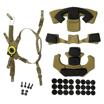 Tactical Helmet Suspension System – Protective Pads Upgrade