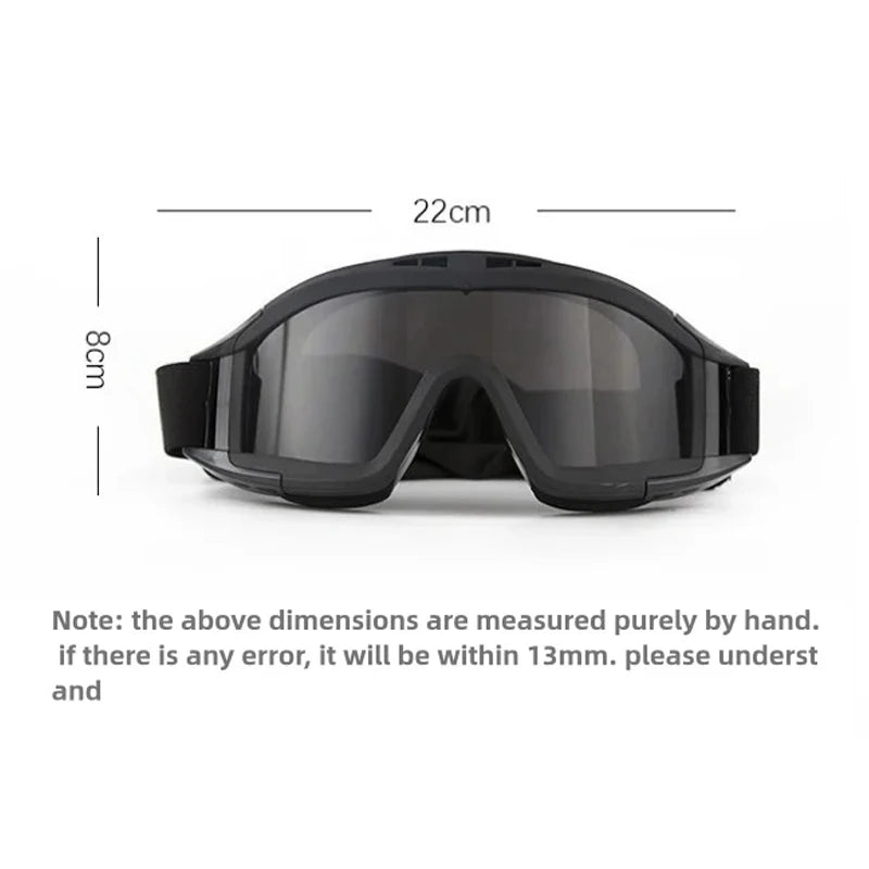 Explosion Proof Tactical Goggles – Anti-Impact Eye Protection