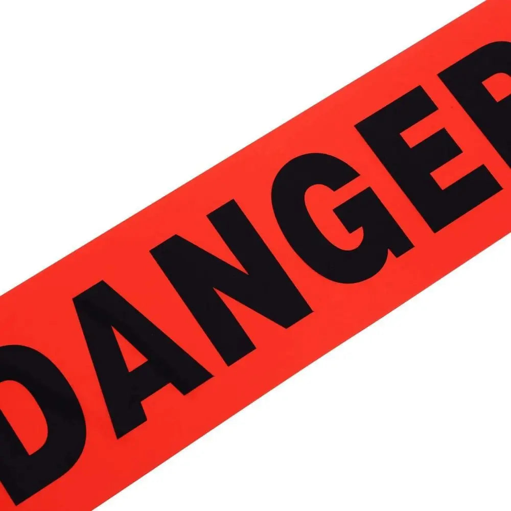 Red Danger Tape – Non-Adhesive Safety Barrier