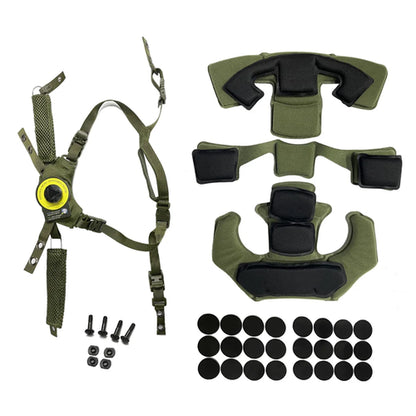 Tactical Helmet Suspension System – Protective Pads Upgrade