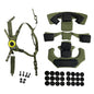 Tactical Helmet Suspension System – Protective Pads Upgrade