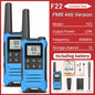 2pcs Baofeng F22 Mini Walkie Talkie PMR FRS – Long Range & Rechargeable