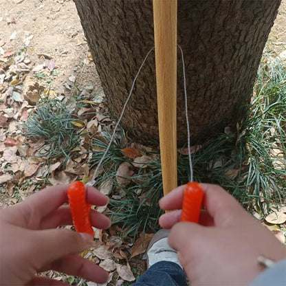 Portable Stainless Steel Camping Chain Saw – Outdoor Survival Tool