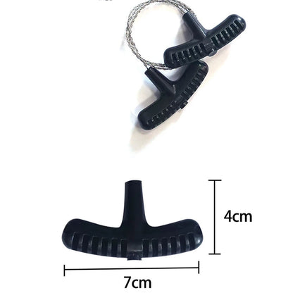 Portable Stainless Steel Camping Chain Saw – Outdoor Survival Tool