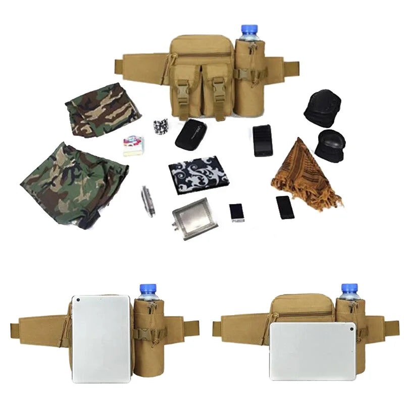 Waterproof Nylon Fanny Pack – Tactical Military Waist Bag