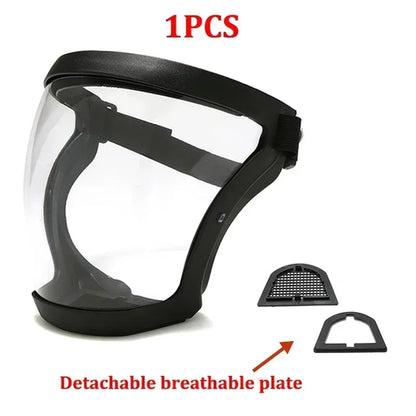 Full Face Shield Mask – Transparent Protective Cover