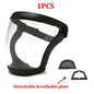 Full Face Shield Mask – Transparent Protective Cover