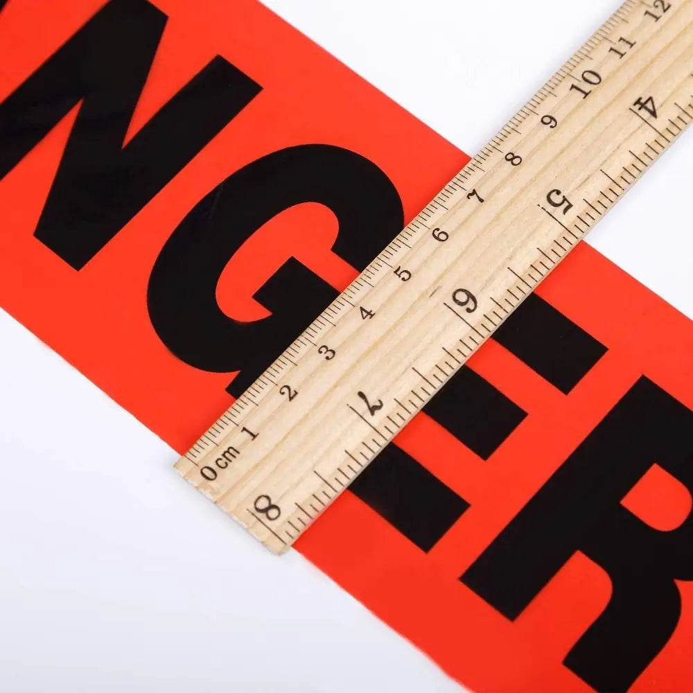 Red Danger Tape – Non-Adhesive Safety Barrier