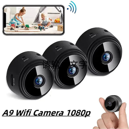 A9 Mini WiFi Security Camera with Night Vision