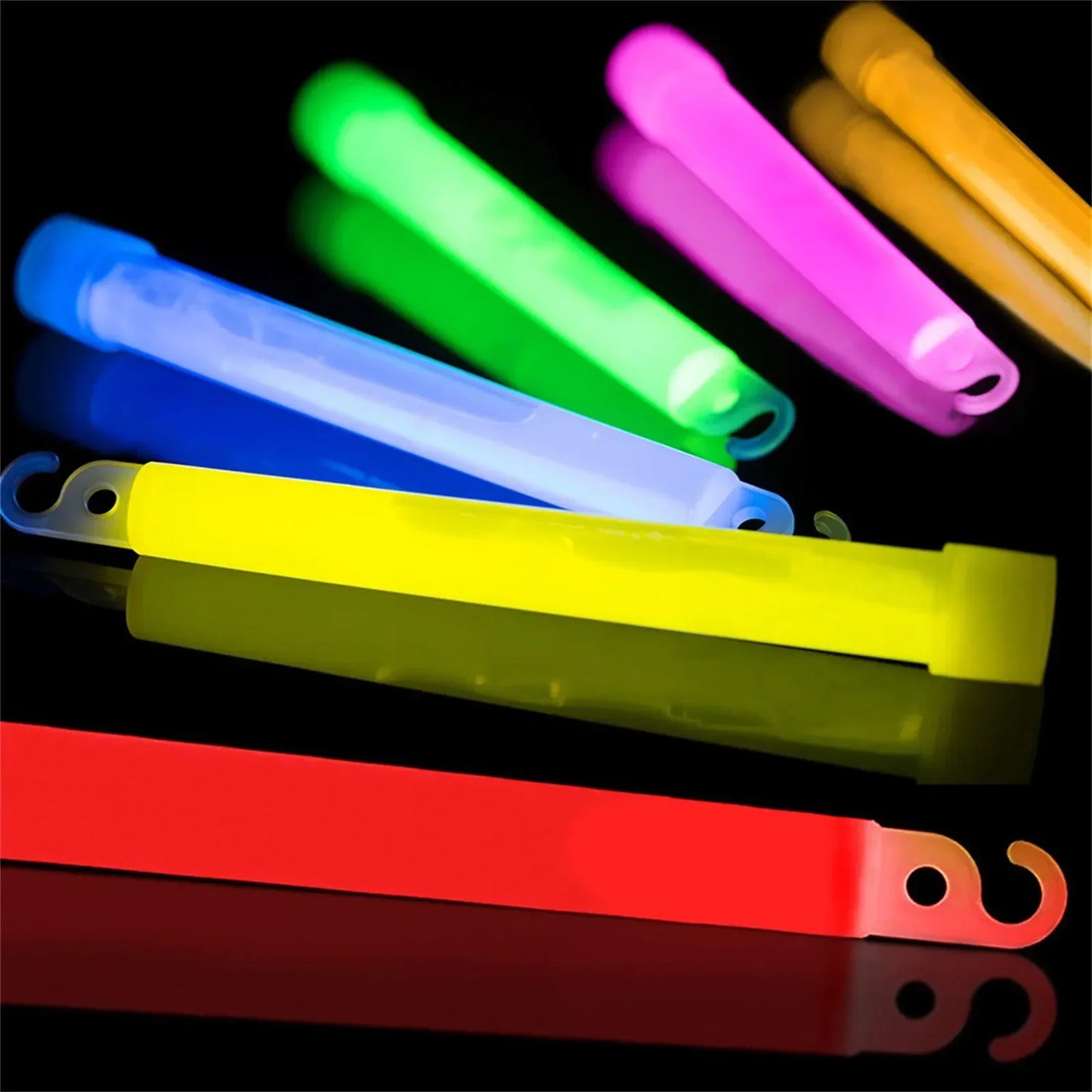 Glow Sticks with Hook for Camping &amp; Emergency Use
