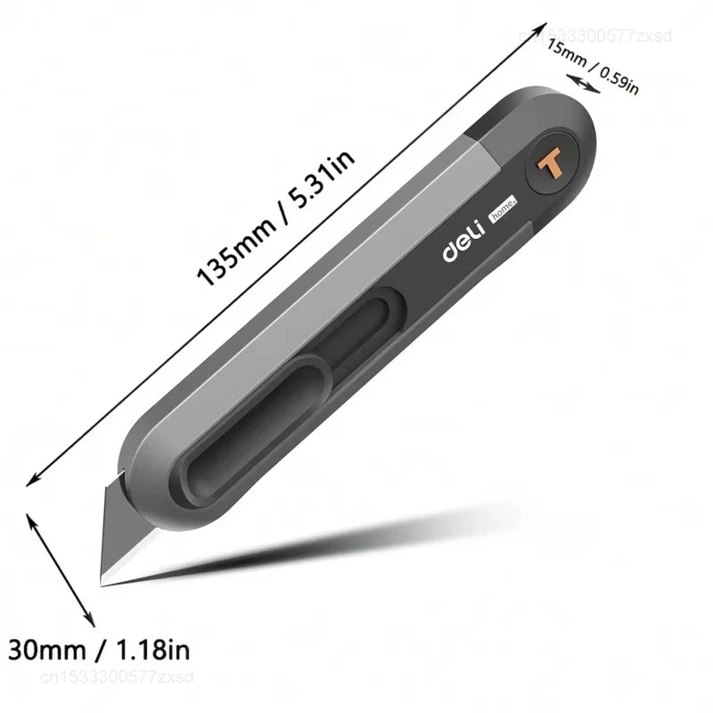 Retractable Mini Utility Knife with Safety Lock