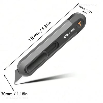 Retractable Mini Utility Knife with Safety Lock