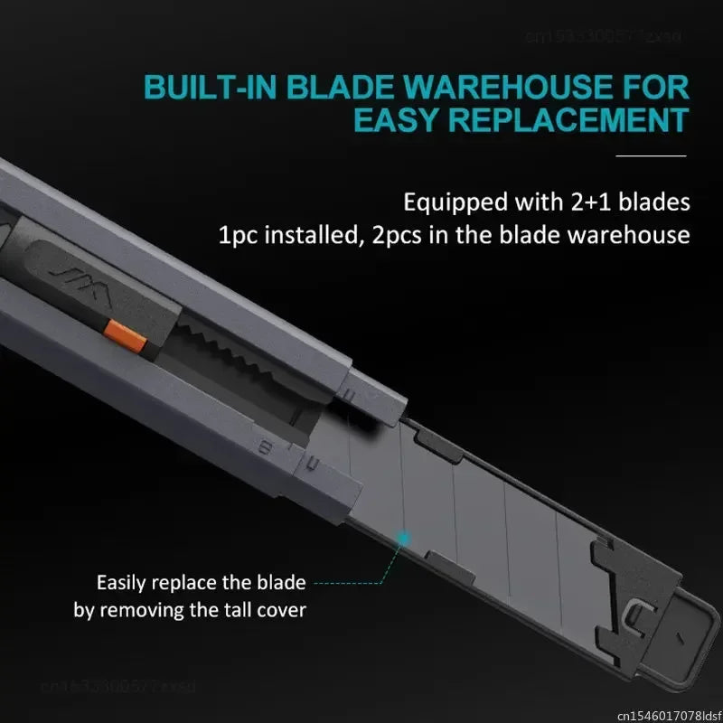 Retractable Mini Utility Knife with Safety Lock