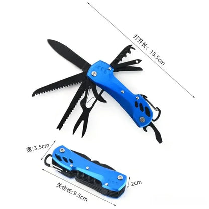 Multi-Tool Folding Pocket Knife for Outdoor Use