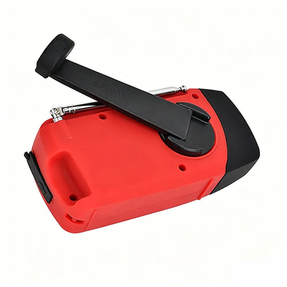 Hand Crank Solar Emergency Radio with Power Bank &amp; Flashlight