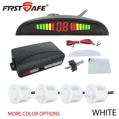 4-Sensor Car Parking Radar Kit with LED Display