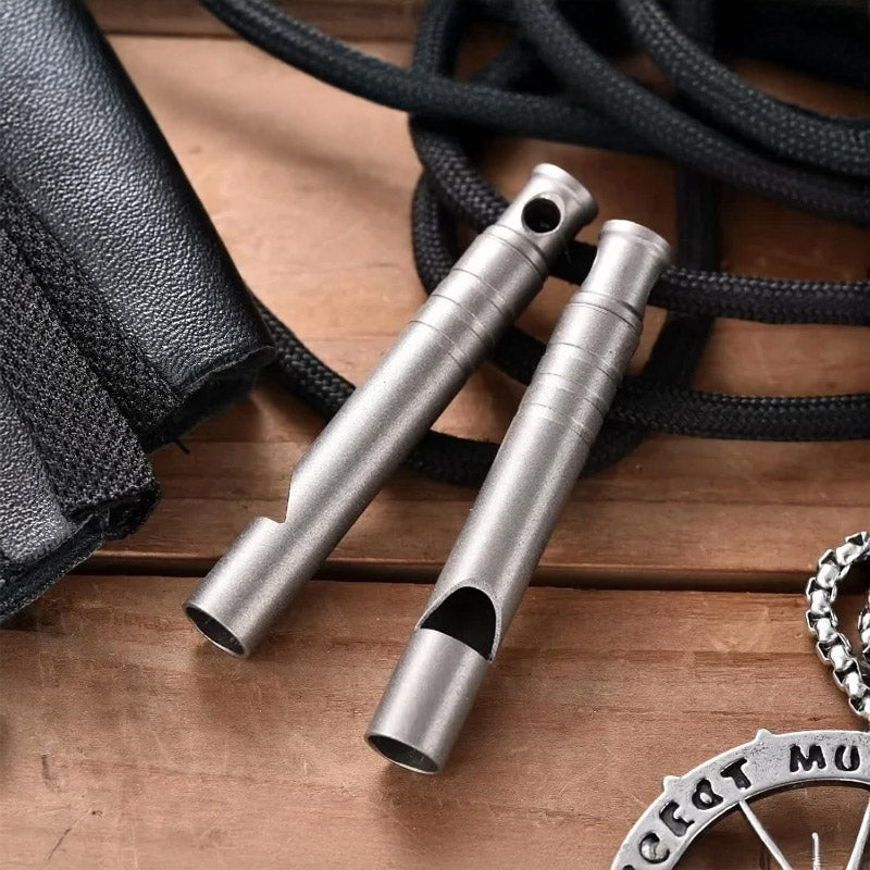 Titanium Emergency Survival Whistle