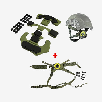 Tactical Helmet Suspension System – Protective Pads Upgrade