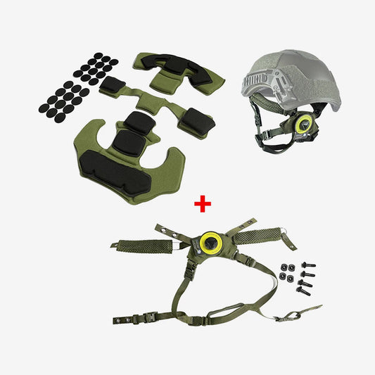 Tactical Helmet Suspension System – Protective Pads Upgrade