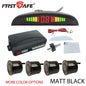 4-Sensor Car Parking Radar Kit with LED Display
