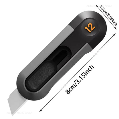 Retractable Mini Utility Knife with Safety Lock